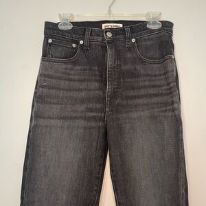 Rivet & Thread - Black Denim Jeans with Raw Hem